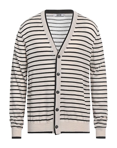 GRIFONI Cardigan Light grey 100% Virgin Wool