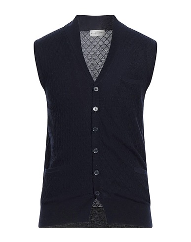 BALLANTYNE Cardigan Midnight blue 100% Cotton