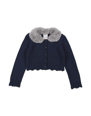 BOBOLI Cardigan Midnight blue 41% Cotton, 27% Polyester, 22% Viscose, 10% Wool