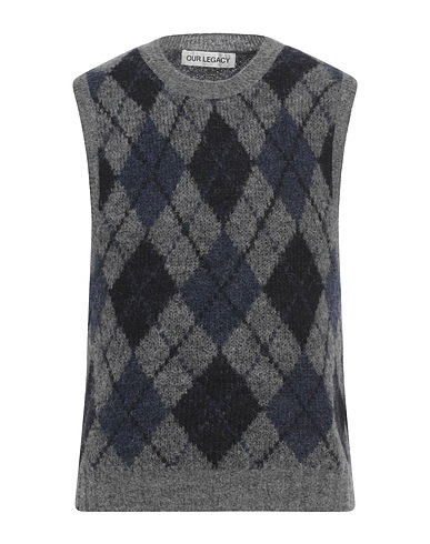 OUR LEGACY Maglia Gilet Grigio 55% Lana di alpaca, 30% Poliammide, 15% Lana