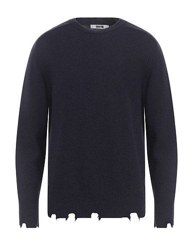 GRIFONI Jumper Navy blue 100% Virgin Wool