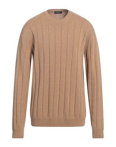 ZANONE Pullover Beige 70% Laine vierge, 30% Cachemire
