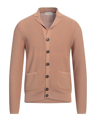 BALLANTYNE Cardigan Camel 100% Cotton