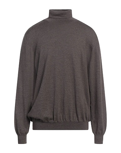 GRAN SASSO Polo neck Grey 100% Virgin Wool