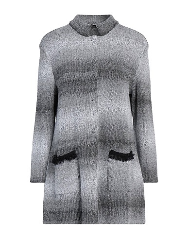 ANNECLAIRE Strickjacke Grau 92% Baumwolle, 8% Polyamid