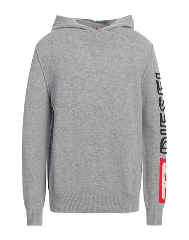 DIESEL Jumper Light grey 100% Wool