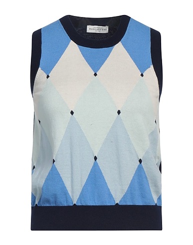 BALLANTYNE Jumper Azure 85% Cotton, 15% Cashmere