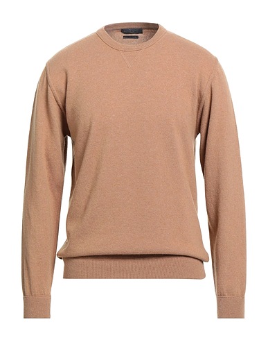 DANIELE FIESOLI Pullover Cammello 90% Lana, 10% Cachemire