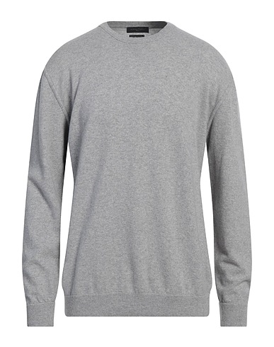 DANIELE FIESOLI Jumper Light grey 90% Wool, 10% Cashmere