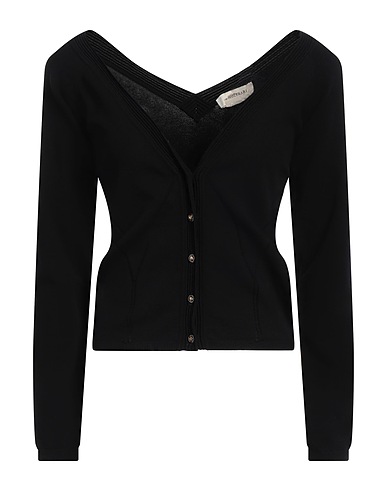 ANNA MOLINARI Cardigan Black 68% Viscose, 32% Polyester