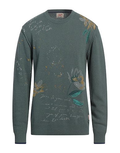 BOB Sweater Sage green 48% Wool, 30% Viscose, 15% Polyamide, 7% Cashmere