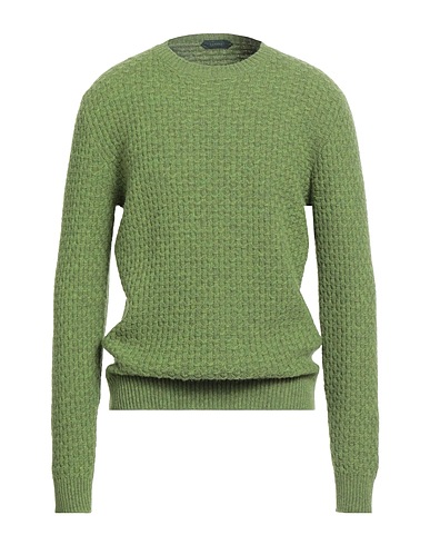 ZANONE Pullover Verde 100% Lana Vergine