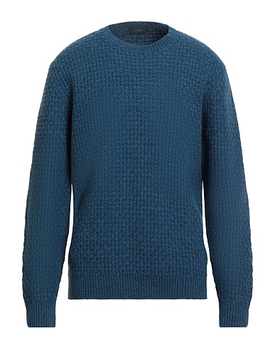 ZANONE Pullover Blu 100% Lana Vergine