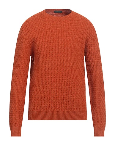 ZANONE Jumper Rust 100% Virgin Wool