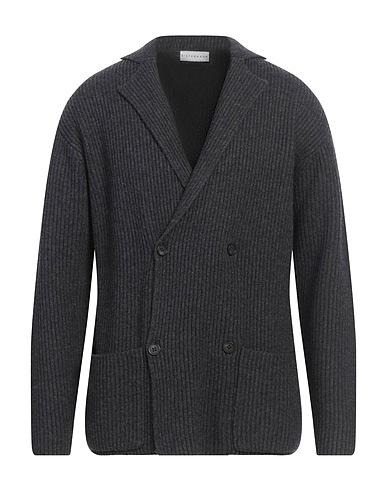 KIEFERMANN Cardigan Charcoal 100% Merino Wool