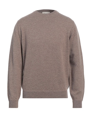 FILIPPO DE LAURENTIIS Jumper Taupe 90% Super 120s Wool, 10% Cashmere