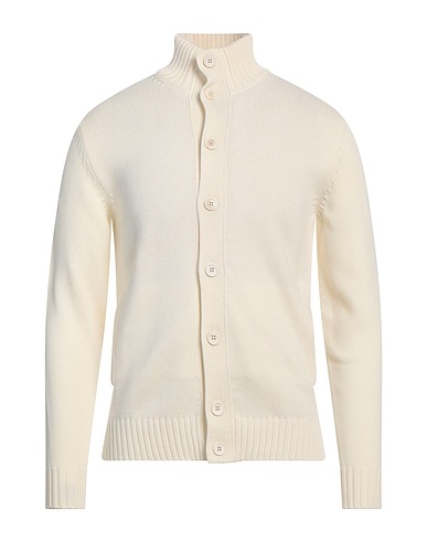 ZANONE Cardigan White 100% Virgin Wool