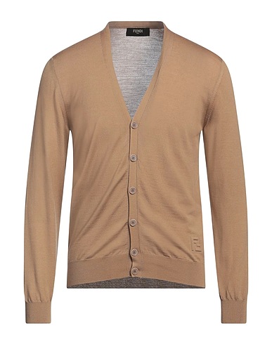 FENDI Strickjacke Kamel 98% Wolle, 2% Elastan
