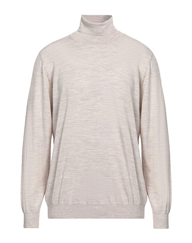 FEDELI Polo neck Beige 100% Virgin Wool