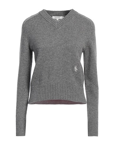 SPORTY & RICH Cashmere jumper Grey 100% Cashmere