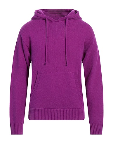 SEVEN GAUGE Jumper Purple 100% Wool
