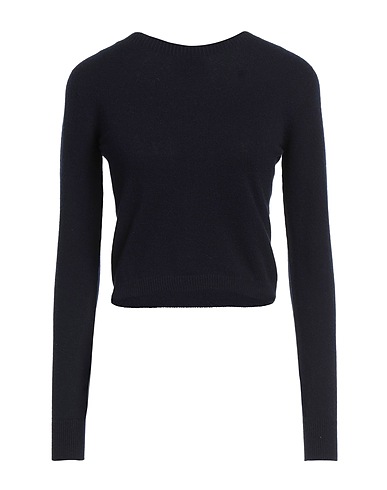 MIS.N Maglia in Cachemire Blu notte 100% Cachemire