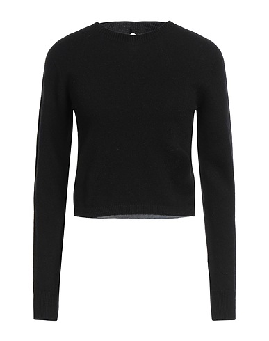 MIS.N Maglia in Cachemire Nero 100% Cachemire