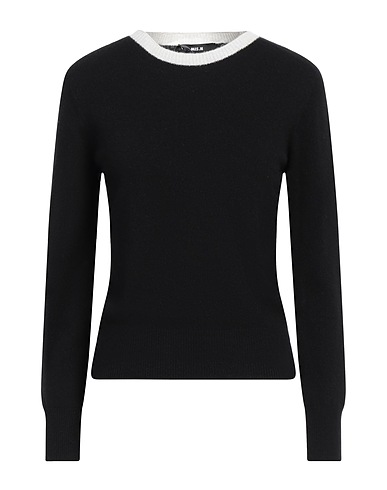 MIS.N Maglia in Cachemire Nero 100% Cachemire