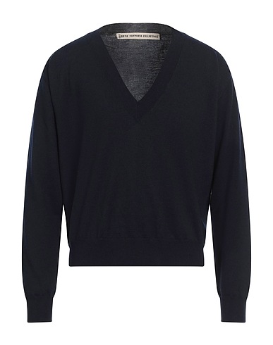 META CAMPANIA COLLECTIVE Pullover Blu notte 100% Lana Merino