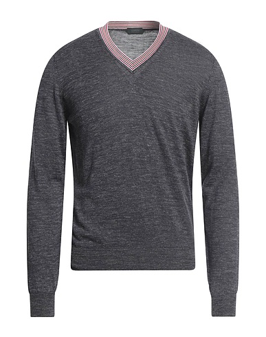 ZANONE Jumper Grey 73% Silk, 27% Linen, Cotton