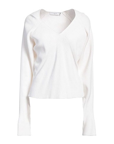 IRO Jumper White 87% Cotton, 12% Polyamide, 1% Elastane