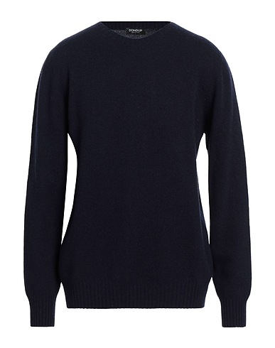 DONDUP Maglia in Cachemire Blu notte 100% Cachemire