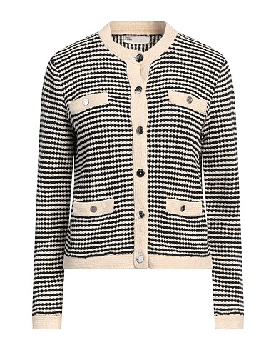 TORY BURCH Cardigan Cream 74% Cotton, 26% Polyamide, Merino Wool, Elastane