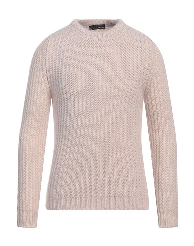LARDINI Jumper Cream 55% Wool, 32% Mohair wool, 13% Silk