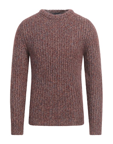 LARDINI Jumper Brown 55% Wool, 32% Mohair wool, 13% Silk