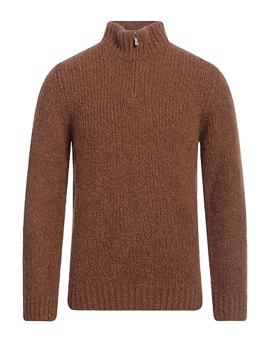 ELEVENTY Cashmere jumper PLATINUM Camel 54% Cashmere, 36% Alpaca wool, 10% Silk