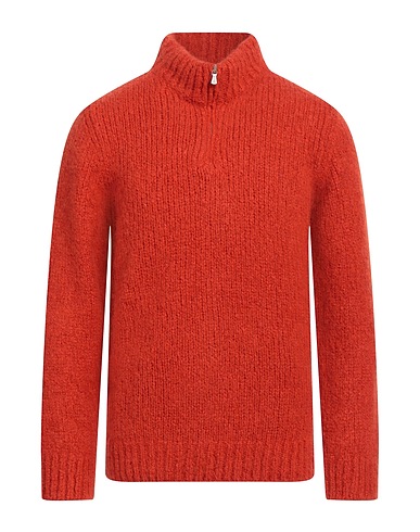 ELEVENTY Cashmere jumper PLATINUM Orange 54% Cashmere, 36% Alpaca wool, 10% Silk