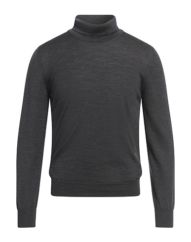 LARDINI Polo neck Lead 100% Wool