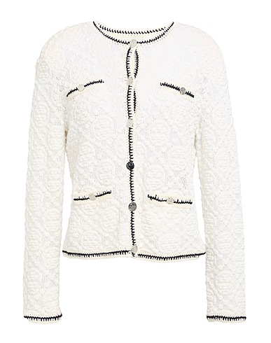 TORY BURCH Cardigan White 100% Cotton