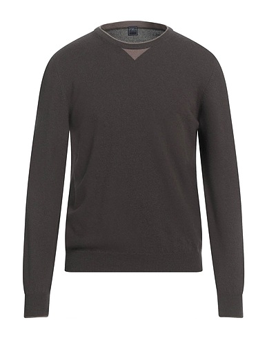 FEDELI Sweater Lead 70% Virgin Wool, 30% Cashmere