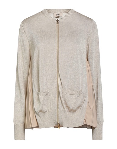 HERNO Cardigan Beige 82% Viscose, 18% Metallic fiber, Polyester