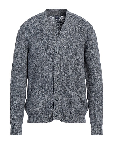 FEDELI Cardigan Blue 45% Virgin Wool, 30% Viscose, 25% Cashmere