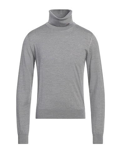 HERNO Turtleneck Grey 100% Virgin Wool