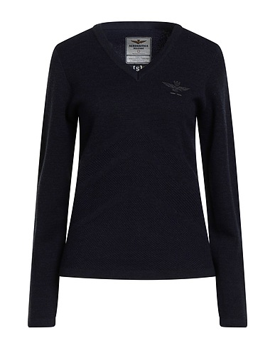 AERONAUTICA MILITARE Jumper Navy blue 50% Wool, 32% Viscose, 18% Polyamide