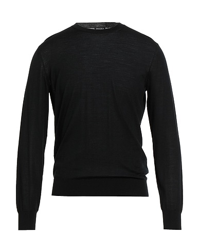ZEGNA KNITWEAR HIGH PERFORMANCE Black 100% Wool