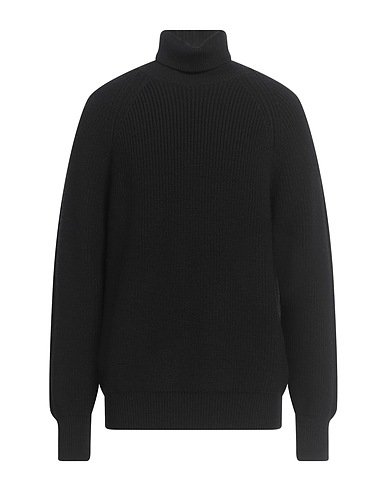 LARDINI Водолазка Чёрный 100% Шерсть