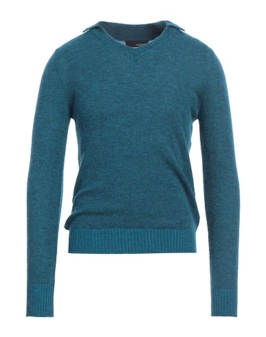 LARDINI Pullover Aquamarin 49% Alpakawolle, 30% Nylon, 21% Wolle