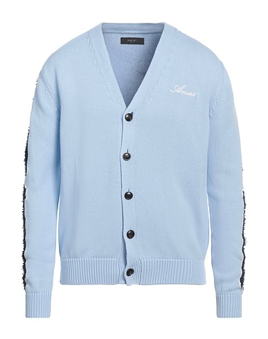 AMIRI Strickjacke Himmelblau 98% Baumwolle, 2% Polyamid