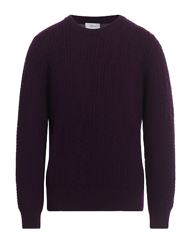 LARDINI Pullover Violett 90% Wolle, 10% Kaschmir