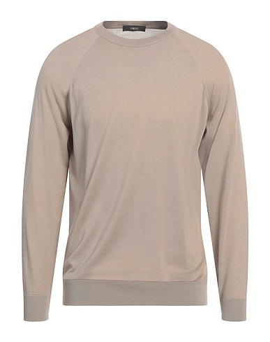EYNESSE Pullover Beige 100% Super 120s Lana